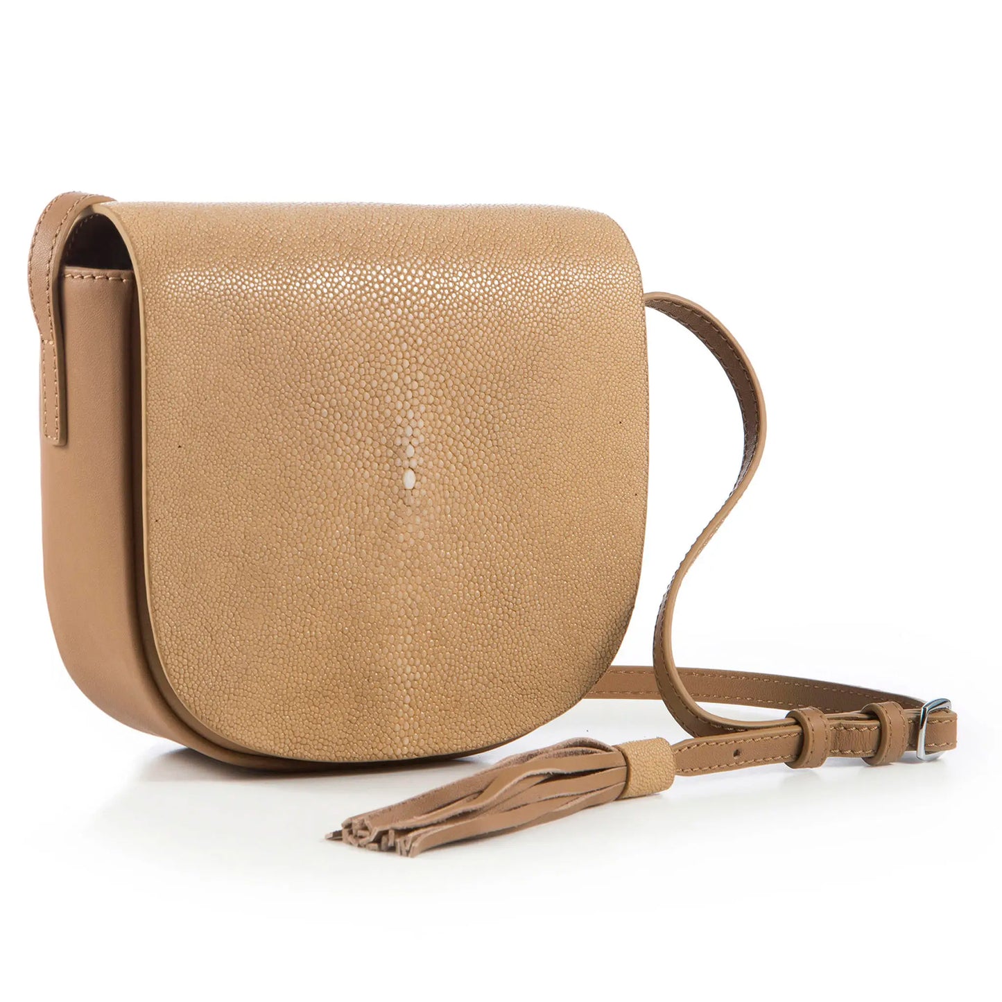 VIVO Brooke Cross Body Leather and Shagreen Handbag
