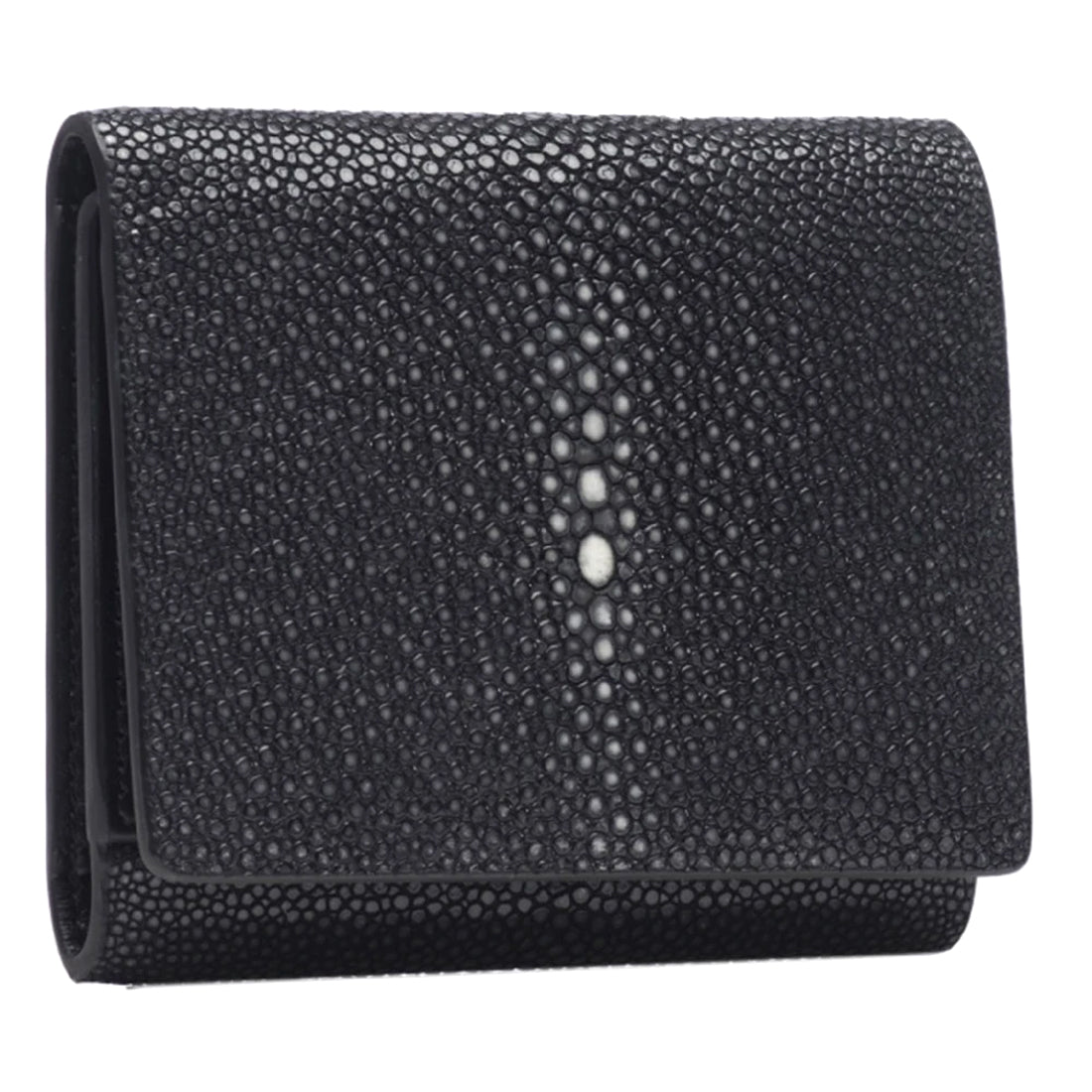 VIVO Evan Men's Genuine Shagreen Tri-Fold Wallet