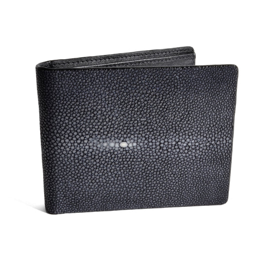 VIVO Eric Men's Genuine Shagreen Slim Billfold Wallet