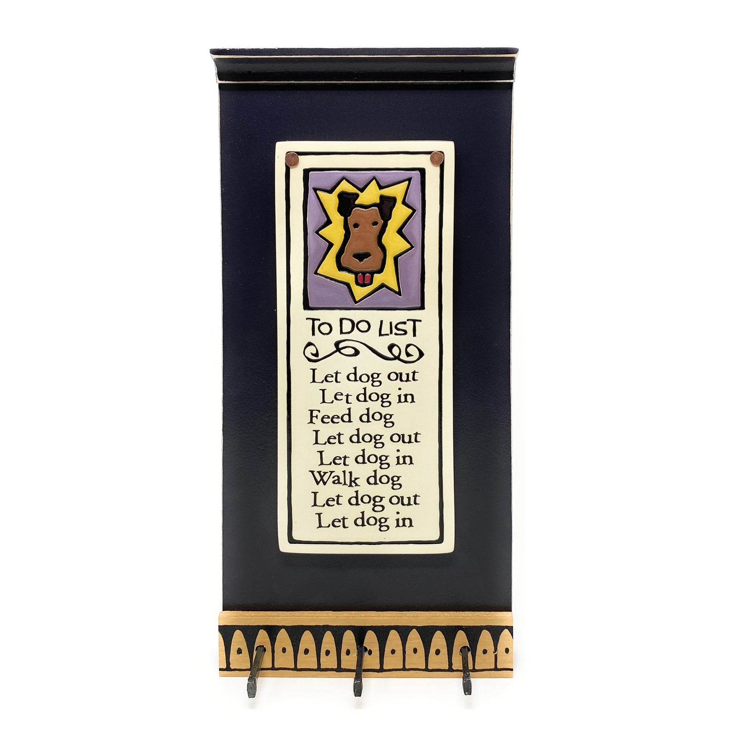Spooner Creek Doggie To-Do List Key Rack
