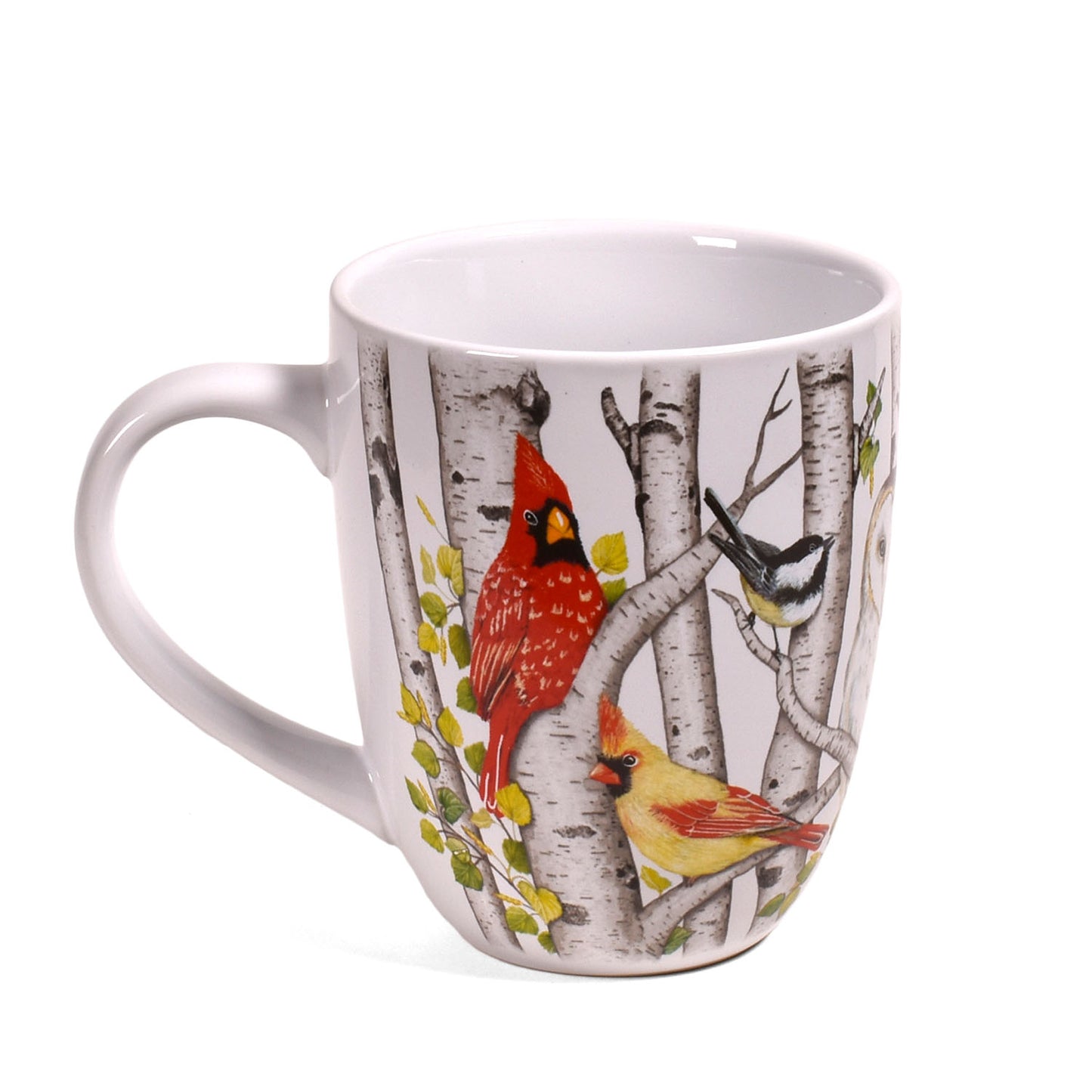 Mary Lake-Thompson Winter Birds 16-ounce Stoneware Mug