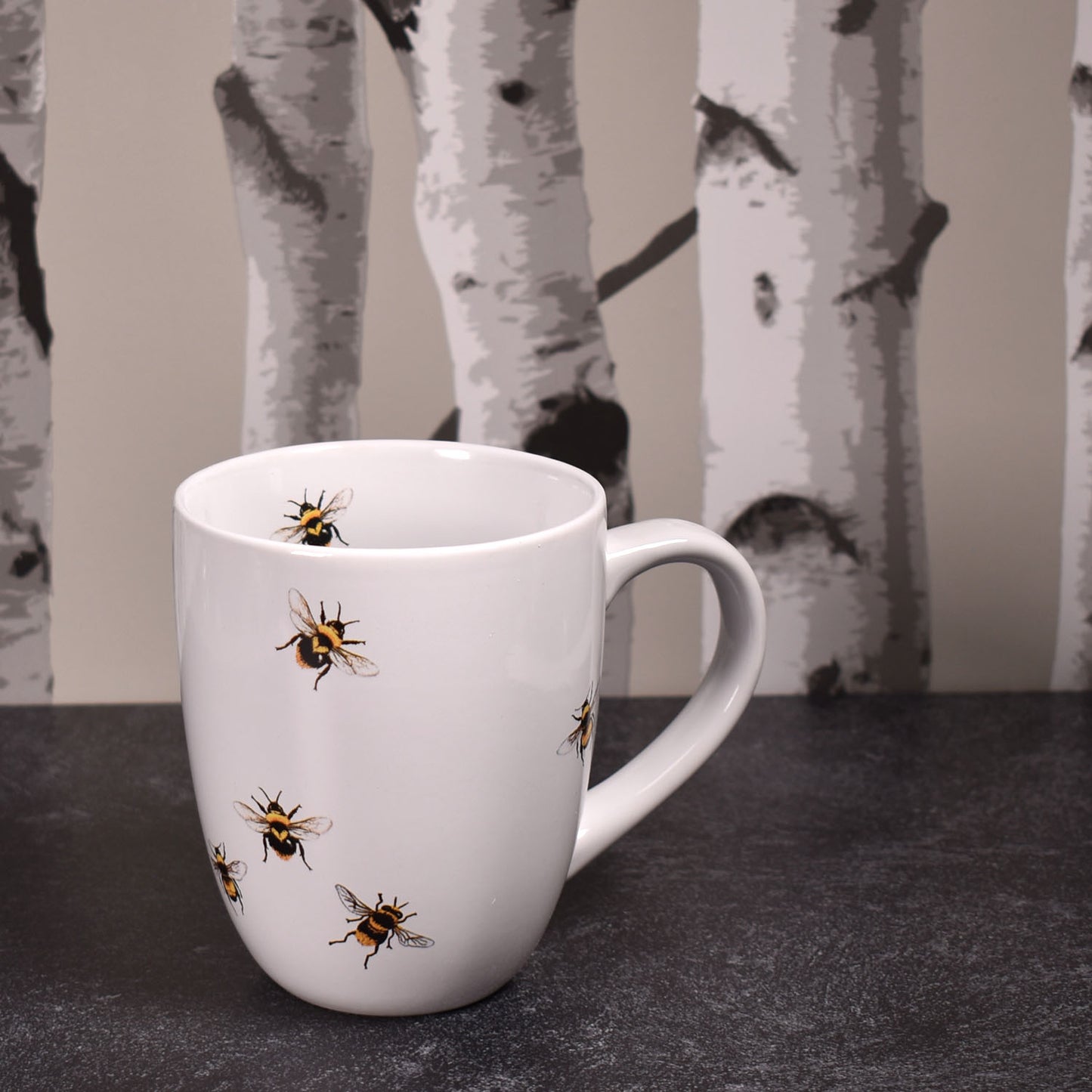 Mary Lake-Thompson Scattered Bees 16-ounce Stoneware Mug