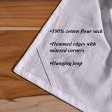 Sally Eckman Roberts Field Guide Herbs 100% Cotton Flour Sack Kitchen Towel