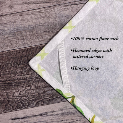 Wildflower Field Guide by Sally Eckman Roberts 100% Cotton Flour Sack Kitchen Towel