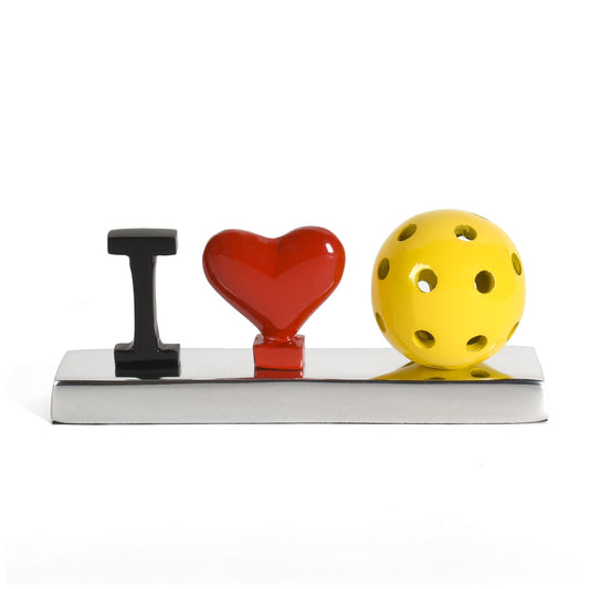 I Love Pickleball 6" Decorative Desktop Sign