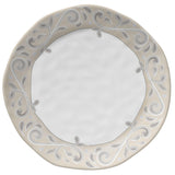 Merritt Sahara Beige 10-1/2" Melamine Dinner Plate, Set of 6