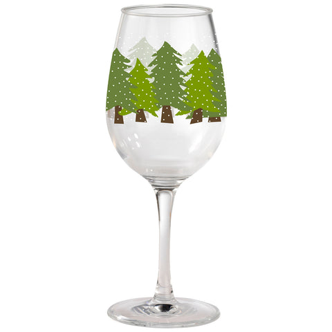 Merritt Midnight Snow Acrylic Wine Glass, BPA-Free, Set of 4