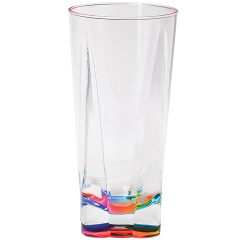 Merritt Rainbow Crystal Acrylic Tumbler, 22-ounce (Large), Set of 12