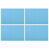 Woven Vinyl Easy Care 19" x 13" Rectangular Placemat, Set of 4