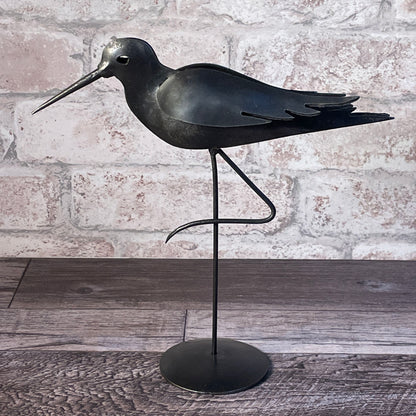 Blackthorne Forge 9" Sandpiper Steel Sculpture, Handcrafted in Vermont