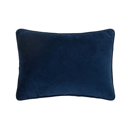 Sassy and Classy 14" x 10" Embroidered Needlepoint Throw Pillow, Blue/White/Pink