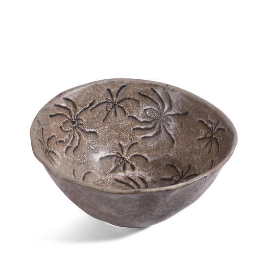Spooky Spiders 10-3/4" Decorative Ceramic Bowl