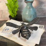 Blackthorne Forge 6-3/4" Bumblebee Steel Sculpture Paperweight, Handcrafted in Vermont