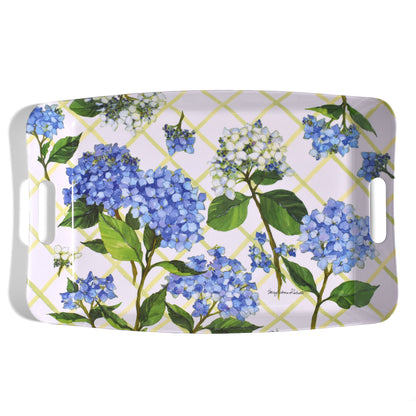 Bamboo Table Hydrangea Lattice Eco-Friendly 18 x 12-inch Serving Tray