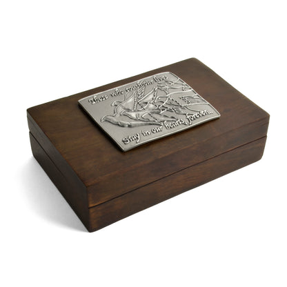 Cynthia Webb Designs Remembrance Walnut and Pewter Box