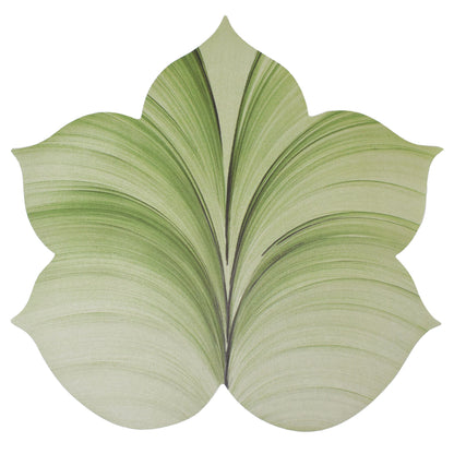 Carole Shiber Fountain Leaf Luxury Vinyl Placemat, Mint Green, Set of 4