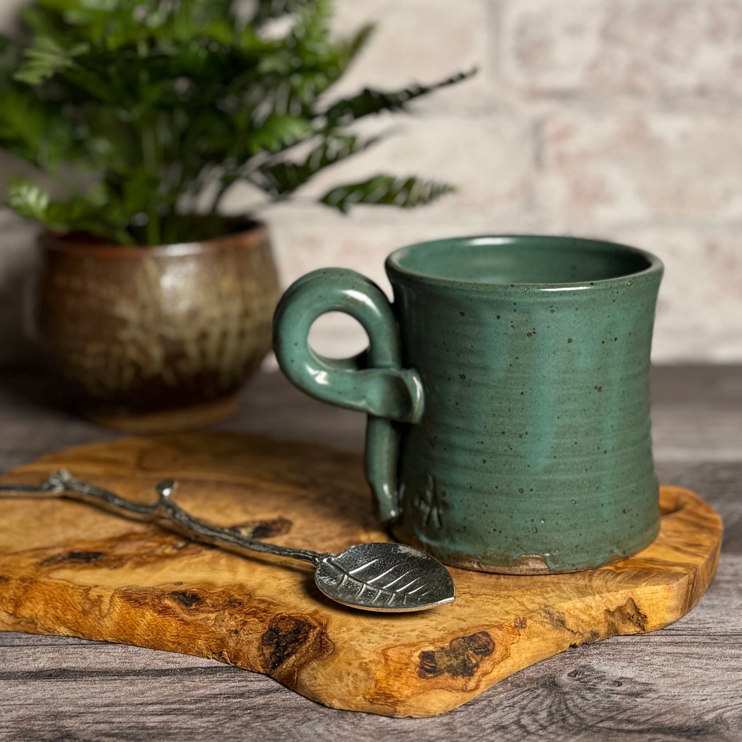 Anthony Stoneware Coffee Tea Mug, Handmade American Pottery