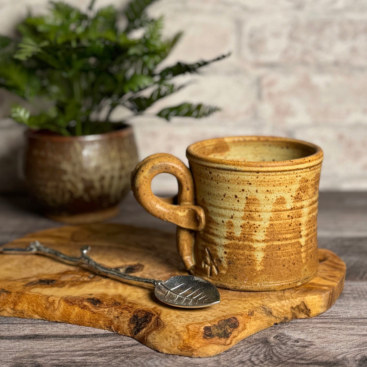 Anthony Stoneware Coffee Tea Mug, Handmade American Pottery