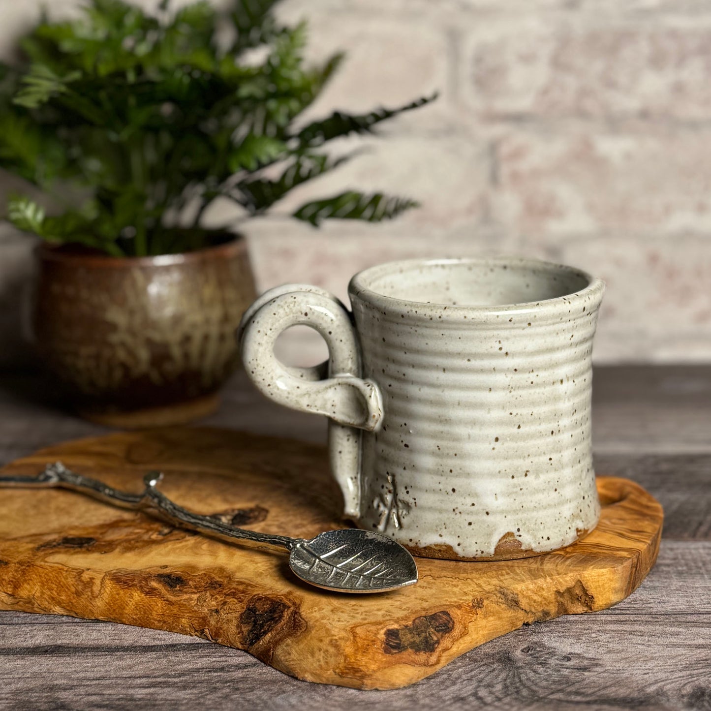 Anthony Stoneware Coffee Tea Mug, Handmade American Pottery