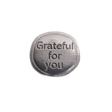 Crosby & Taylor Grateful for You Lead-Free American Pewter Sentiment Token Coin