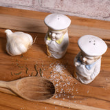 Vintage Chef 3-1/2" Ceramic Salt and Pepper Shaker Set