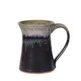 Handmade American Pottery Mug by Dock 6 Pottery, Each One Unique, Black Pearl