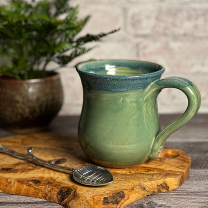 Dragonfly Coffee Tea Mug, Handmade American Pottery