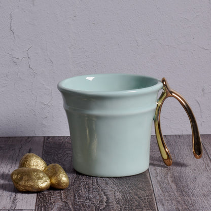 Glitterville Wishbone Handmade Ceramic Mug