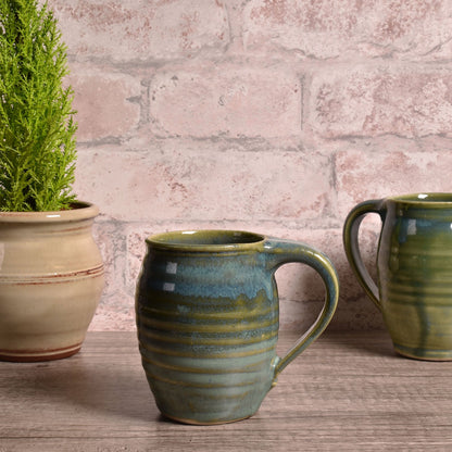 Holman Pottery American Handmade Mug, Sea Pearl