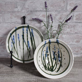 Wildflower Berry Bowl and Plate Set by Holman Pottery, Handmade in the USA