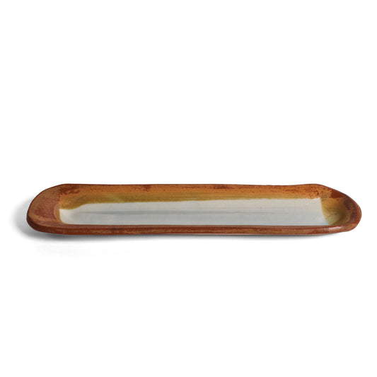 Holman Pottery Olive Tray, Robin's Nest Glaze, Each One Unique