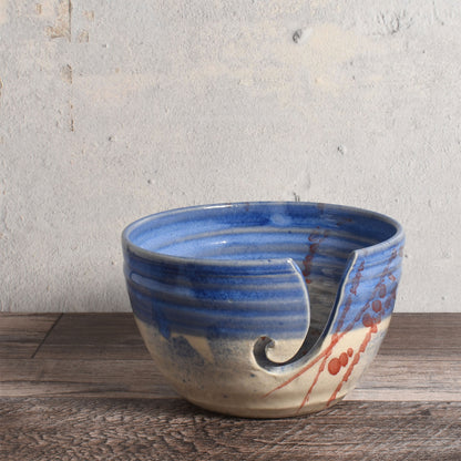 Holman Pottery Stars & Stripes American Handmade Yarn Bowl