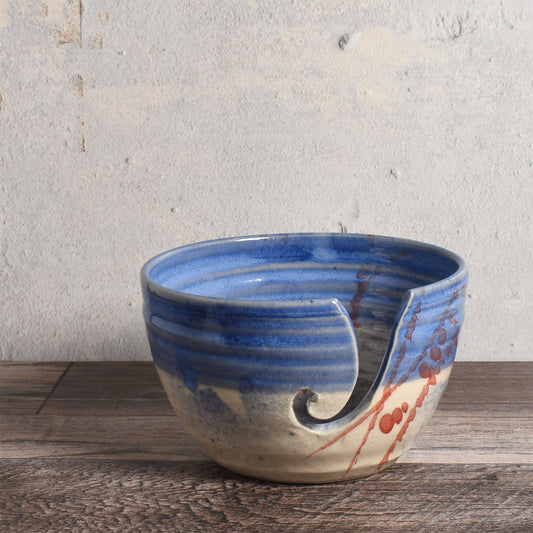 Holman Pottery Stars & Stripes American Handmade Yarn Bowl
