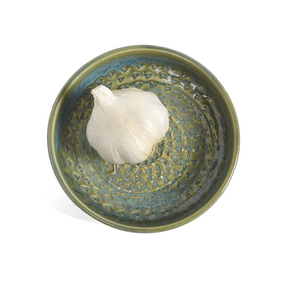 Holman Pottery Garlic Grater Dipping Bowl Combo