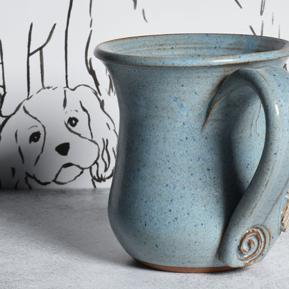 I Love Dogs Handmade American Pottery Coffee Mug