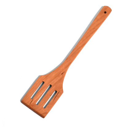 American Handmade Cherry Wood Slotted Spatula