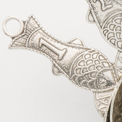 Crosby & Taylor Replacement Pewter Measuring Cup, Fish Pattern