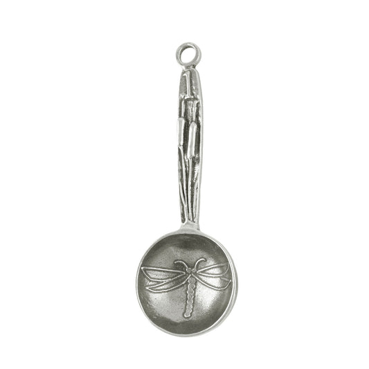 Crosby & Taylor Replacement Pewter Measuring Spoon, Dragonfly Pattern