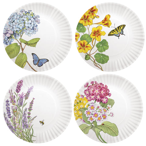 Mary Lake-Thompson Floral 9" Melamine Dinner Plates, Set of 4