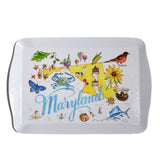 Maryland Collage 17" x 11-1/2" Melamine Serving Tray by Merritt Designs
