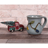 Christmas Lights Coffee Mug by MudWorks Pottery, Handmade in the USA