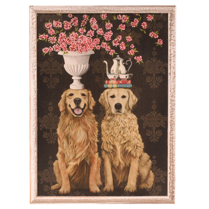 Golden Couple by Heather Gautier 5" x 7" Mini Framed Canvas Wall Art