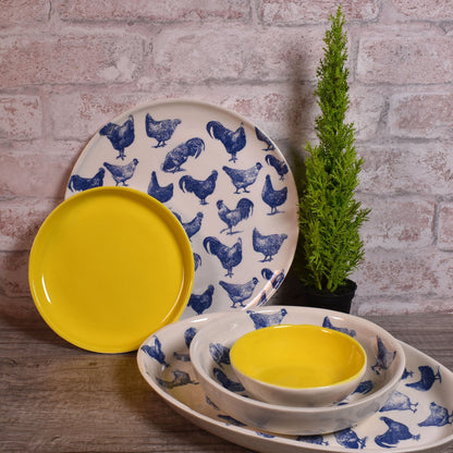 Nori's Wishes Studio 4-1/2" Salsa/Dipping Bowl, Yellow