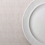 Linen Texture 17" x 13" Premium Vinyl Placemat, Set of 4