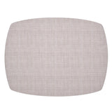 Linen Texture 17" x 13" Premium Vinyl Placemat, Set of 4