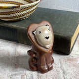 Handmade African Soapstone 4" Lion Figurine from Kenya