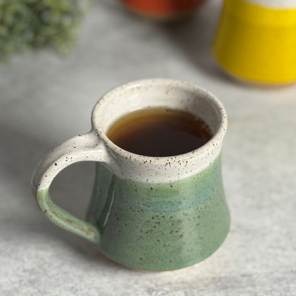 RachaelPots American Handmade 10-oz. Taper Coffee Mug, Sage Green