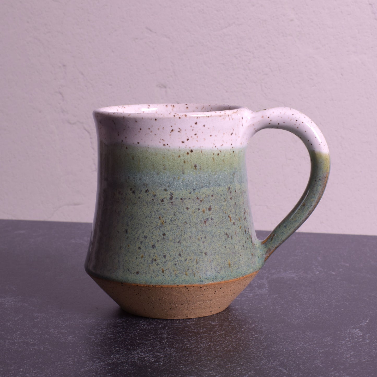 RachaelPots American Handmade 10-oz. Taper Coffee Mug, Sage Green