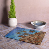 Ocean Bound Sea Turtles by Stephanie Kiker Tempered Glass Cutting Board Serving Tray