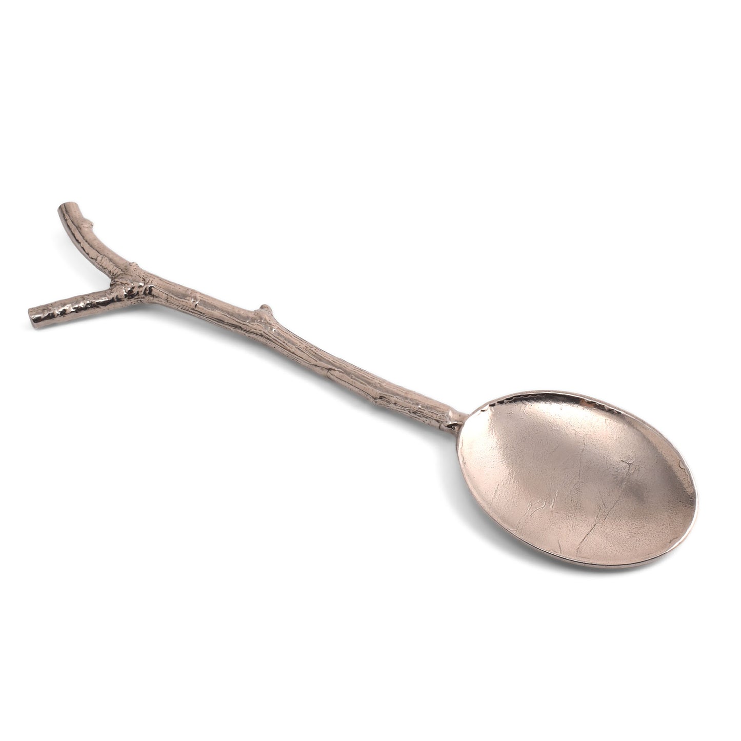 Crosby & Taylor American Handmade Pewter Twig Large Serving Spoon
